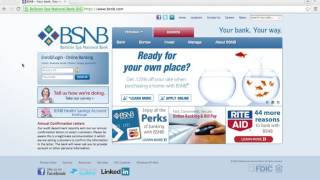 Ballston Spa National Bank Online Banking Login Instructions