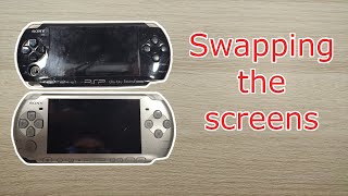 PSP 3004 / Swapping the displays // Zamena ekrana // PSP 3004交换显示