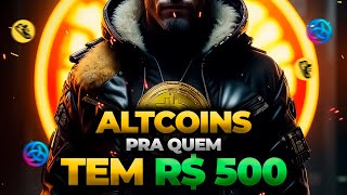 TOP 5 CRIPTOMOEDAS PRA QUEM TEM POUCO DINHEIRO!