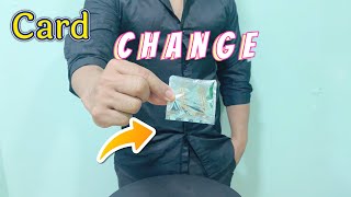 Magic Card Change Trick Tutorial