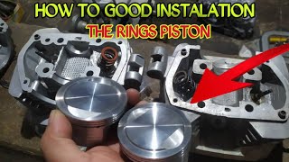 HOW TO GOOD INSTALATION THE RINGS PISTON || CARA PASANG RING PISTON YANG BENAR