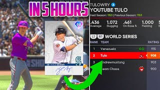 I MADE WORLD SERIES IN 5 HOURS...... MLB THE SHOW 21 DIAMOND DYNASTY