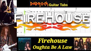 Oughta Be A Law - Firehouse - Lead Guitar TABS Lesson