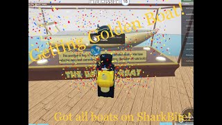 Getting Golden Boat in SharkBite!