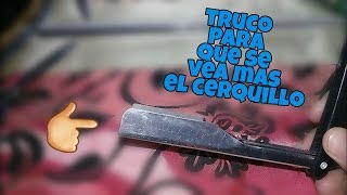 UN (TRUCO) QUE POCOS PELUQUEROS O BARBEROS CONOCEN EN CUANTO CERQUILLO O LINE UP