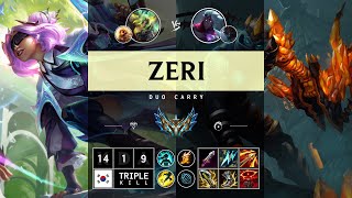 Zeri ADC vs Varus - KR Challenger Patch 14.13