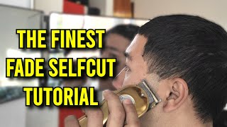 (No 0.5 guard!) BEST Temp Taper Fade Selfcut Tutorial in 2021!