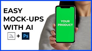 Create EASY AI Mock-ups for Print-on-Demand (Midjourney + Photoshop Tutorial)