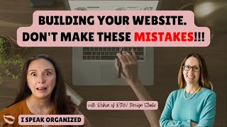 STARTING A PROFESSIONAL ORGANIZING BUSINESS | WEBSITE DO’S AND DON'TS