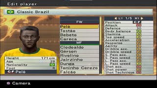 PES 6 - Brasil Clássico - Stats - PS2