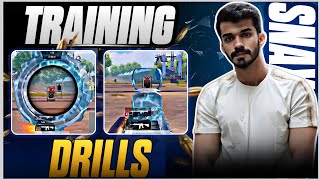 SNAX GAMING SHARED NEW⚡COMPETITIVE DRILLS ON LIVE | SNAX GAMING NEW TRAINING DRILLS🔥 | BGMI