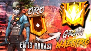 ASÍ LLEGUE A GRAN MAESTRO Y TOP GLOBAL EN MENOS DE 4 HORAS 🔥🏁👑