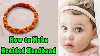 How to Make a Braided Headband in tamil | Headband for babies | Hair band @thaiyaltamilil