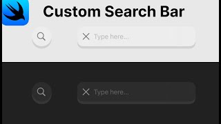 SwiftUI Custom Search Field with Animation