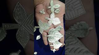 Silver engraved leaves | Silver leaf | Silver leaves | Silver beetle leaves | Silver bel leaves