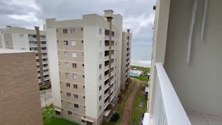 Apartamento em Barra Velha em condomínio de frente para praia | 2 Quartos | Mobiliado | Piscina