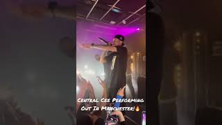 Central Cee Performing Out In Manchester!🔥 | #shorts