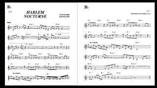 Harlem Nocturne play-along Music Sheet for B-flat instruments