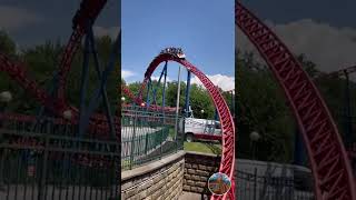 SUPERMAN: The Ride - Six Flags New England #shorts #sixflags #rollercoaster