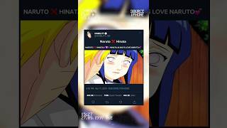 NARUTO ❌ HINATA💕☯️ || HINATA ALWAYS LOVE NARUTO💕 #naruto #anime #narutolovehinata #status #shorts