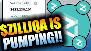 ZILLIQA'S TRADING VOLUME FRIPPED ITS MARKETCAP! Why Is ZIlliqa Pumping!?