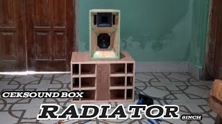 Cek Sound Box Subwoofer Radiator 8 Inch Double || Jedug Glerr