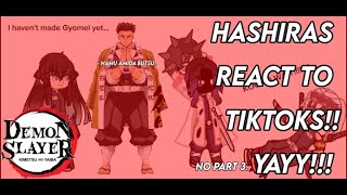 Hashiras react to Tiktoks! Part 2 // KNY Reaction Video // GL2RV // Read description