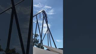 Diamondback Kings Island Pt. 1 #kingsisland #rollercoaster #shorts