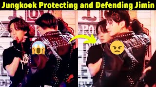 Jungkook Protecting and Defending his small and precious Jimin Hyung