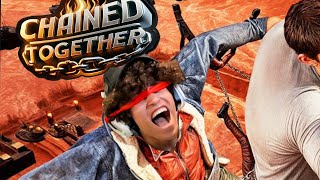 Samari Plays RAGES On Chained Together Blindfolded