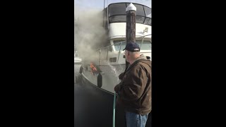 Port Ludlow Boat Fire