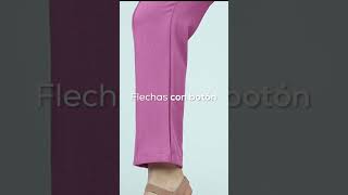 #pantalones de #vestir con cierre atrás y flecha a la altura de la pretina #new #moda #fashion