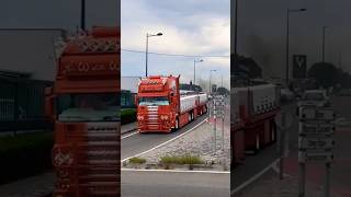 BEAUTIFUL MODIFIED SCANIA V8 TRUCK #shorts #truck #ytshorts #scania #viral