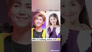 bts members in girl look..???😱😱#bts #btsarmy #shorts #viral #korean #kpop #trending