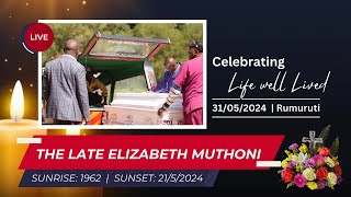 Celebrating the Life of ELIZABETH MUTHONI