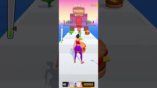 Girl walk gun fun game short video