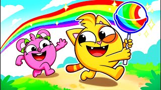 Who Stole My Lollipop Song ?🍭|Give Me My Lollipop|Kids Songs 🐱🐨🐰🦁And Nursery Rhymes by Baby Zoo