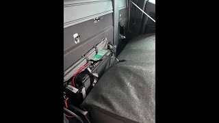 Slimline Dual Battery system behind seat DIY install in Ford Ranger