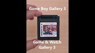 Game Boy Gallery 3 Game & Watch Gallery 3 Classics Egg Green House Turtle Bridge Game Boy Color