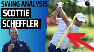 Scottie Scheffler Olympic Champion Swing Analysis Slow Motion