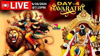 🔴LIVE Day-4 Navaratri Festival 06/10/2024 | Maha Mangalarthi | Bhadrakali Amman | Bangalore