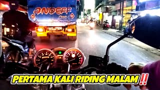 PERTAMA KALI RIDING MALAM‼️PAKE VIXION OLD | Motovlog