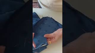 Cómo modificar el escote una vez cortado el vestido. El vídeo completo lo tienes en mi canal.