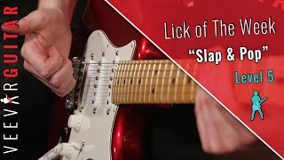 Slap & Pop Guitar - Lick of The Week - #14