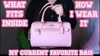 Coach Rowan Satchel Review | what fits inside my current favorite bag