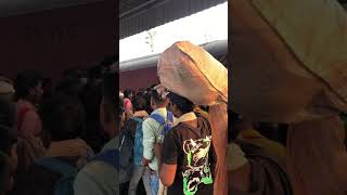 Crowd for going their village #train #trip #trainvideo #youtubeshorts