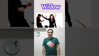 Single or married, marital status, widow and widower difference #english #single #blackwidow