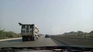 Karachi To Sukkur by Road Part-5 15-Nov-22 | Towards Hyderabad Toll Plaza on M9 Motorway