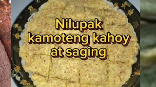 Gawin nyo ito sa nilupak, sobrang sarap/ Mashed cassava with banana