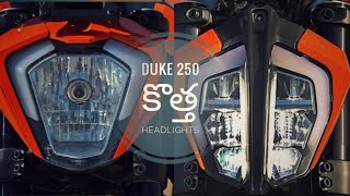 DUKE 250 getting New Headlights Like Duke 390